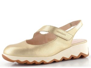 Wonders sandály s plnou špičkou platino C-7622