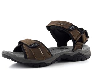 Josef Seibel sandále so suchými zipsami hnedé 57201TE10