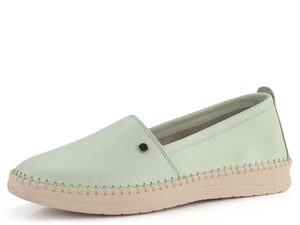 Looke kožené mokasíny Pascale Light Green L0599_20