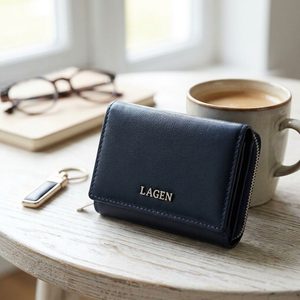 Dámská kožená peněženka indigo LG-2152