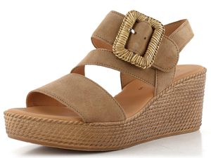 Gabor sandály na klínu peanut 84.771.14