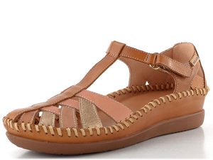 Pikolinos sandály s nártovým T-páskem Cadaques Brandy W8K-0705C1