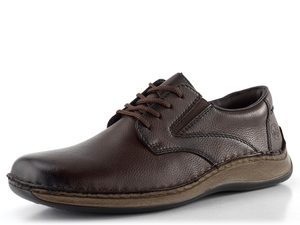 Rieker pánske poltopánky tmavo hnedé 05211-25