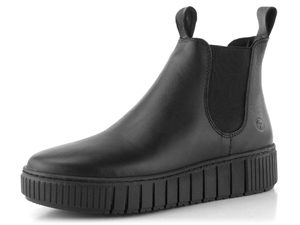 Tamaris chelsea kotník black leather 1-25403-43