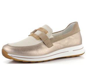 Ara širšie nazúvacie poltopánky Osaka Sand/Cream 12-24822-09