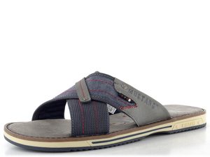 Mustang pánské pantofle s kříženými pásky navy 26M0101001