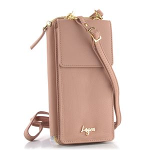 Mini kožená crossbody kabelka Peach BLC/5699/123