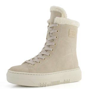 Rieker šnurovacia členková obuv na platforme béžová Ginger/Bianco M1980-62