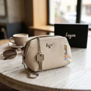 Lagen peněženka/klíčenka off white BLC-5695-123