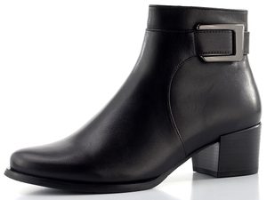 Regarde zipový kotník na podpatku Jolene-27 black