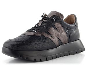 Wonders dámske tenisky na platforme negro/plomo A-2491