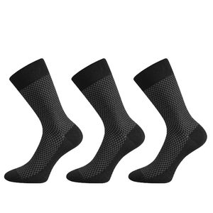 Lonka pánske luxusné ponožky z modalu 3 páry/čierna