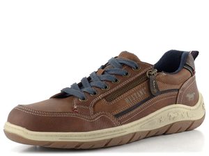 Mustang pánske poltopánky so zipsom cognac 15M0181001