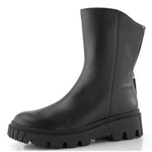 Gabor kotník na hrubé podešvi se zadním zipem černý 71.826.27