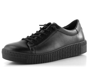 Gabor kožené černé polobotky 73.331.27