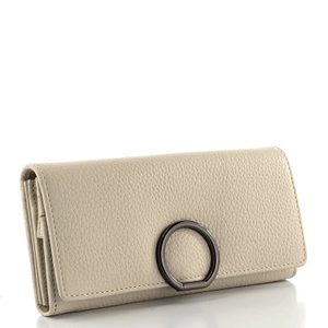 Kožená dámská peněženka velká off white BLC-6127-224
