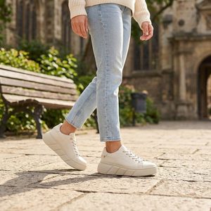 Rieker Sport dámské tenisky offwhite W2601-82