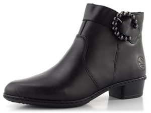 Rieker elegantní černý kotník Y0797-00