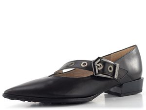 Hispanitas lodičky s nártovým páskem Turin black HI254196