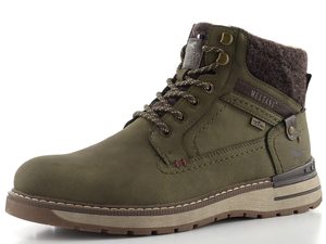 Mustang pánský šněrovací kotník khaki 15M0011001