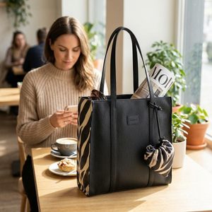 Gabor shopper kabelka Elfie Luxe animal black 012820