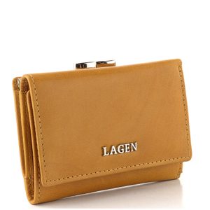 Lagen dámská peněženka rámečková žlutá LG-2131