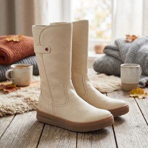 Rieker polokozačky crema L2580-60