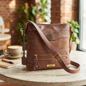 Rieker kombinovaná crossbody kabelka hnědá H1346-22