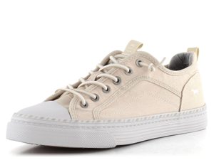 Mustang plátené tenisky na platforme ivory 1376-308-243