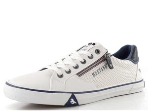 Mustang pánské tenisky se zipem white 26M0211004