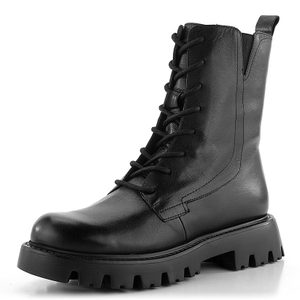 Wonders šněrovací kotník na hrubé podešvi Negro C-7502