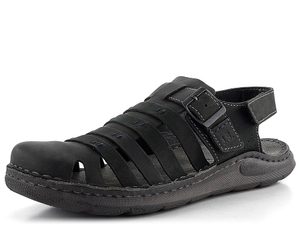 Josef Seibel pánské sandály černé 2712166