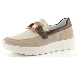 Ara širší mokasíny New York beach/mocca/cream 12-25122-07