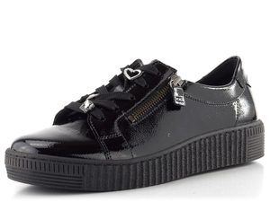 Gabor tenisky na platformě lakované černé 73.339.97