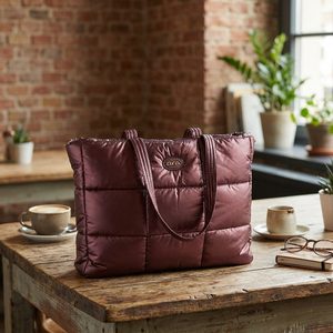 Ara vínová prošívaná shopper kabelka Nina merlot 16-21912-95