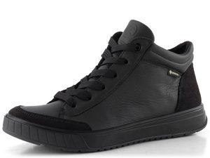 Ara kotníkové tenisky se zipem a membránou černé Rom 12-50030-01