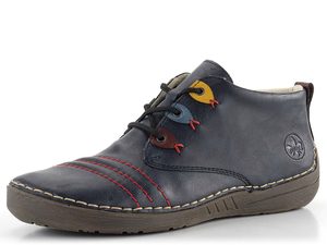 Rieker šněrovací kotník tmavě modrý 52509-14