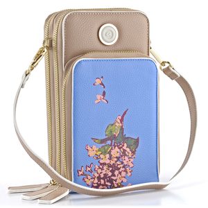 Ara crossbody s potiskem Leonie Sabbia/Sarong-Azur 16-21407-69