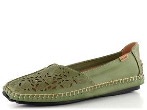 Pikolinos prořezávané baleríny Jerez mint green 578-4976