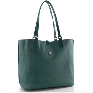 U.S. POLO ASSN. velká oboustranná shopper kabelka s etují zelená BEUM08706WVPF77