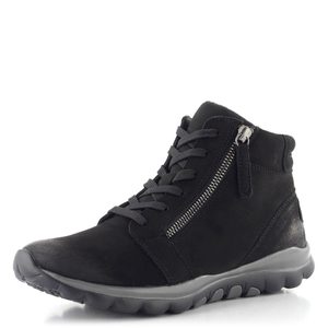 Gabor šněrovací kotník se zipem černý 76.868.47