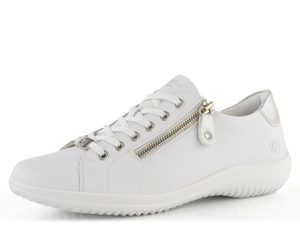 Remonte biele poltopánky so zipsom D1E03-80