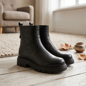 Wonders kotník na robustní podešvi negro A-4306-Y