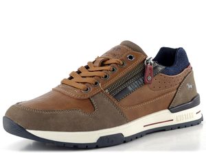 Mustang pánské polobotky se zipem cognac 26M0281003