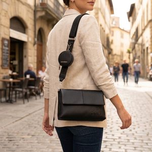 Wonders malá crossbody kabelka s etují negro WB-54020-C