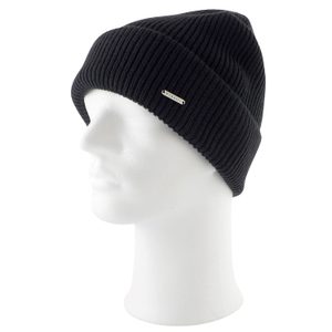 Bugatti oboustranná pánská pletená čepice černá/šedá 629313-960