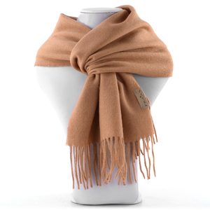 Fraas vlněný šál s kašmírem světle hnědý 627019-180