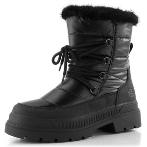 Bagatt prošívaný kotník na hrubé podešvi černý D31-ATZ50-6969