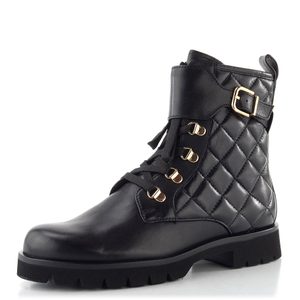 Högl luxusní šněrovací kotník černý 0-101540-0100