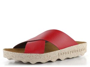 Asportuguesas červené šľapky P018276002